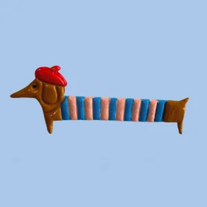 French Sausage Dog Magnet