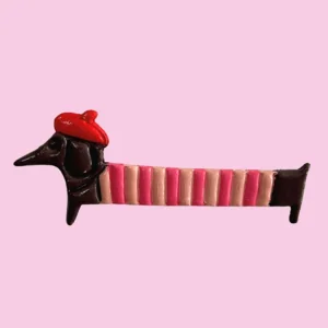 French Sausage Dog Magnet