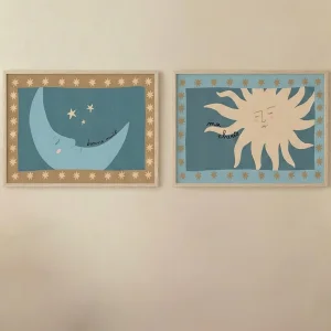 Bonne Nuit Ma Cherie Çerçeveli Poster Seti