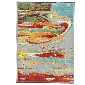 Taren Abstract Design Loom Woven Rug  208 X 292 Cm