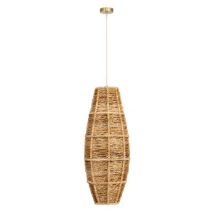 Jute Lamp Shade 25x25x65cm Natural