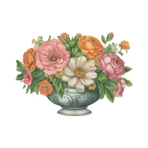 Bahar Buketi 6'lı Amerikan Servis Seti