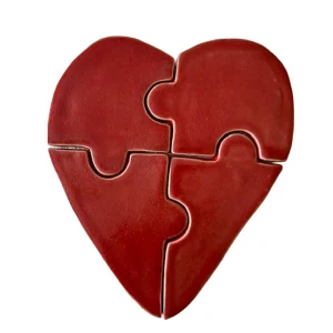 Heart Puzzle Coaster