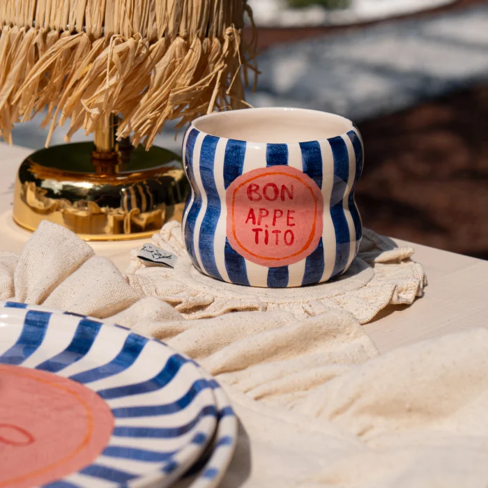 Striped Ceramic Mug image 3