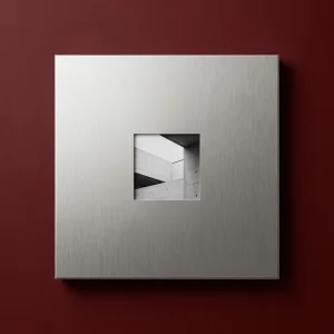 Minimal Paslanmaz Çelik Çerçeve - Modern Metal Fotoğraf Çerçevesi