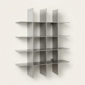Modern Metal Cup Rack & Wall Decor