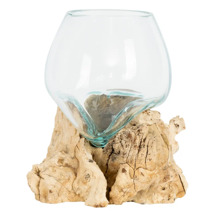 Decorative Glass Vase 13cm Drop image 3