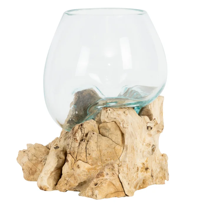 Decorative Glass Vase 13cm Drop image 2