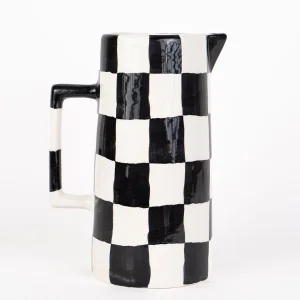 Two Colored Ceramic Pitcher/vase