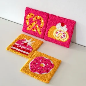 Candy Corner Bardak Altlığı Set