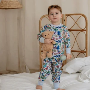 Dinozor Baskılı Color Shapes Çocuk Pijama Seti