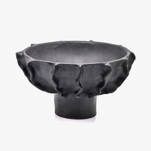 Black Ceramic Decorative Bowl