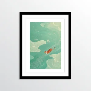 Hisui Numa No Tora Art Print