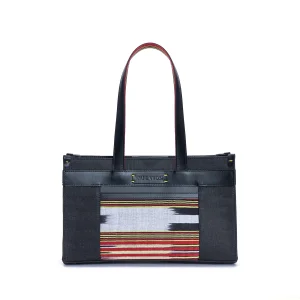 Zua Deri  Kanvas Omuz Çantası