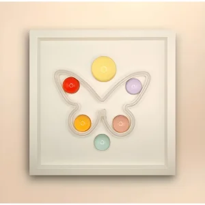 Butterfly Neon Işıklı Duvar Aksesuarı