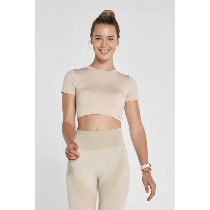 Captiva Soft Textured & Flexible Crop Top - 2