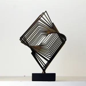 Vortex Geometric Spiral Sculptural Object