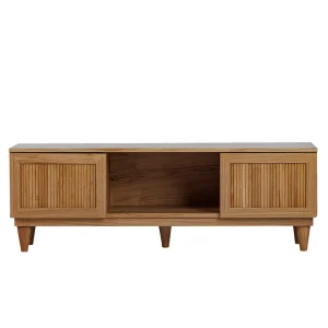 Çıtalı Ahşap Tv Ünitesi