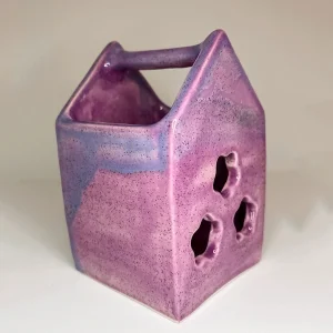 Çiçekli Ev - Seramik Obje