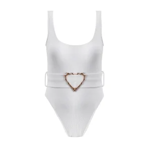 Emily White Kids Swimsuit