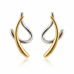 Calvi Two Tone Küpe