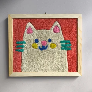 Kitten Tufting Wall Decor