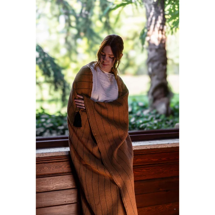 Buhur Pike Dokulu Koltuk Şalı, Battaniye image 2