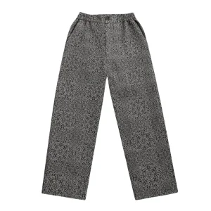 Ethnic Patterned Denim Pants