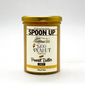 100% Peanut Butter 485 Gr (crunchy)