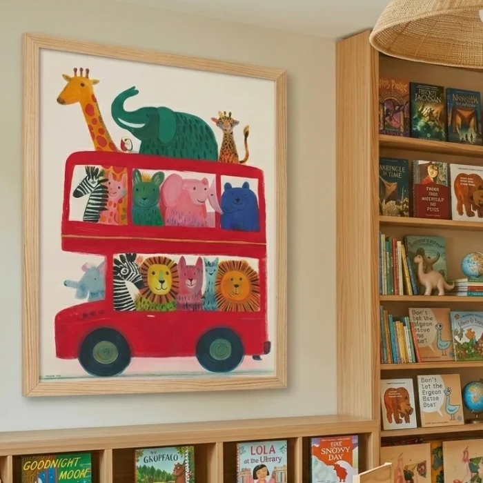 The School Bus Framed Wall Art image 3