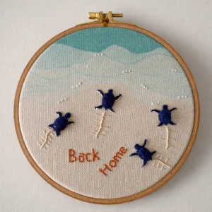 Back Home Embroidery Hoopart
