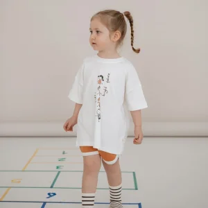 Brave Kids Printed Oversize Short-sleeve T-shirt