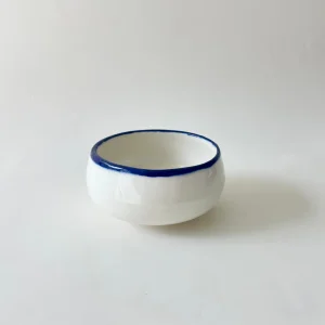 Blue-outlined Porcelain Coffee Cup