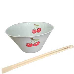 Cherry Patterned  Noodle Bowl