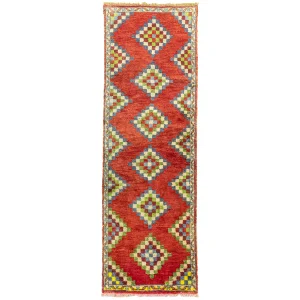 Prunus Geometric Designed Runner Rug 76x218 Cm