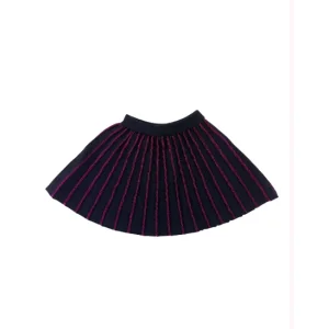 Sim Şeritli Plise Etek