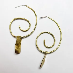 Shunya - Huge Spiral Earrings