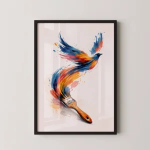 Afiş Ruhu Koleksiyonu - Renklerin Özgürlüğü - Art Print