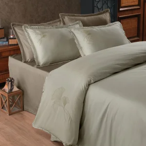 Estela 100% Egyptian Cotton 400 Tc (160 Thread Count) Double Duvet Cover Set