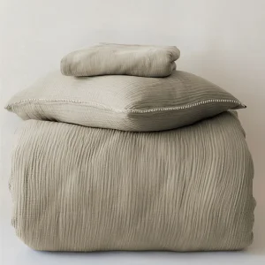 Henna 100% Cotton Duvet Cover + 3-layer Muslin Sheet Double Bed Duvet Set