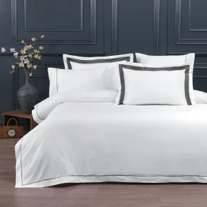 Perry 100% Egyptian Cotton 400 Tc (160 Thread Count) Double Duvet Cover Set