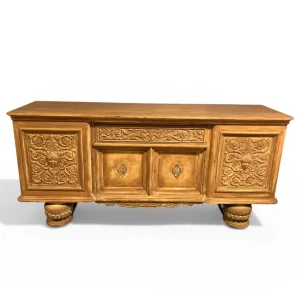 Baroque-inspired Hand-carved Console