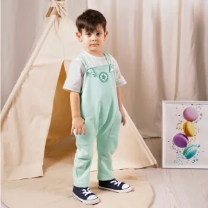 Girl Salopet T-shirt Set