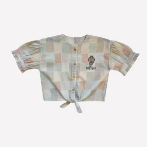 Art & History Amphora Önden Bağlamalı Kareli Gömlek