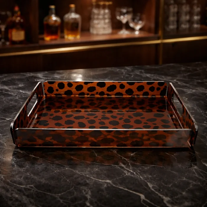 Leopard Plexi Tray 28x38 Cm image 4