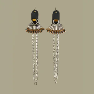 Fusion Deri Detay Delica Küpe