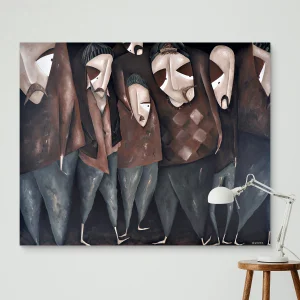 'les Miserables' Original Acrylic On Canvas