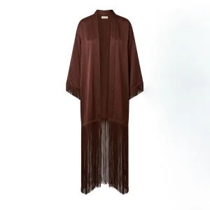 Aureline Satin Silk Kimono