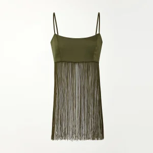 Helia Satin Silk Crop Top