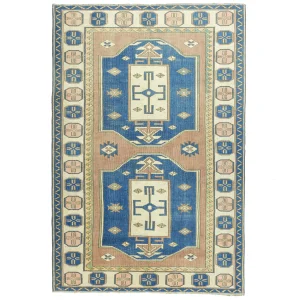 Abay Vintage Hand-woven Wool Rug 167x259 Cm